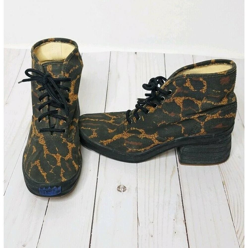 Todd Oldham For Keds  VTG Leopard Sneakers